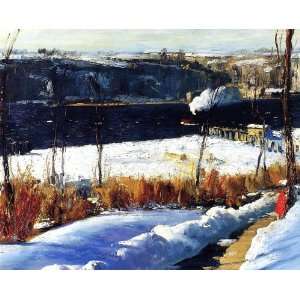 FRAMED oil paintings   George Wesley Bellows   24 x 20 inches   Winter 