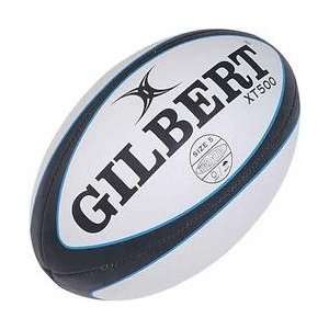  Gilbert XT500 Rugby Training Ball   Blue/White 5 Sports 