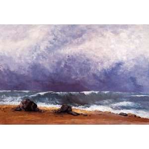 Hand Made Oil Reproduction   Gustave Courbet   24 x 16 inches   The 