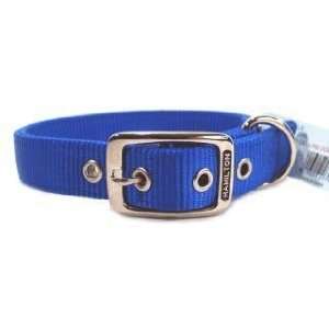  Hamilton Deluxe 1 D/T Nylon Dog Collar, Blue, 20 x 1 