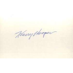  Harry Hooper HOF 1915 Red Sox signed autographed 3X5 Index 