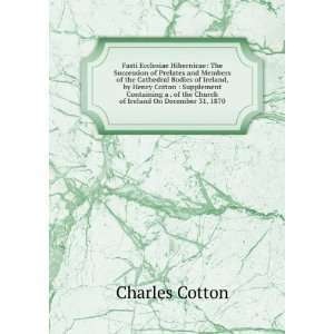   Henry Cotton  Supplement Containing a . of the Church of Ireland On