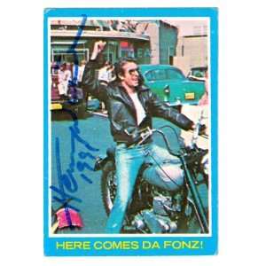 Henry Winkler Autographed/Hand Signed trading card (Happy Days the 