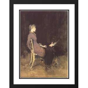 Whistler, James Abbott McNeill 28x38 Framed and Double Matted Black 