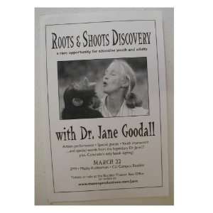  Dr. Jane Goodall and her Chimps Handbill Poster Dr 