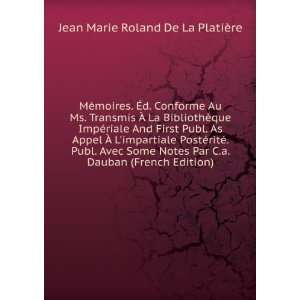   Dauban (French Edition) Jean Marie Roland De La PlatiÃ¨re Books
