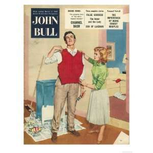 John Bull, Decorating Tank Tops DIY Magazine, UK, 1958 Vintage Art 