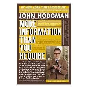 More Information Than You Require by John Hodgman  Books
