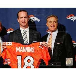  Peyton Manning & John Elway 2012 Press Conference Licensed 