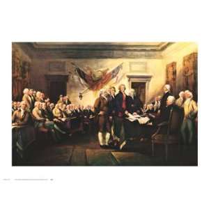  John Trumbull The Declaration of Independence 17.75x14 