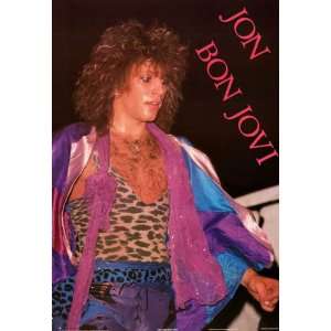  Jon Bon Jovi   Slippery When Wet   Original 1986 24x34 