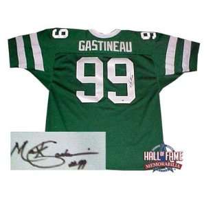 Mark Gastineau Autographed/Hand Signed Custom Green Jersey