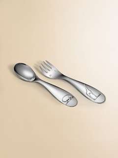 Christofle   Savane Baby Spoon & Fork Set