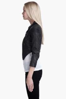 Yigal Azrouel Washed Leather Jacket for women  