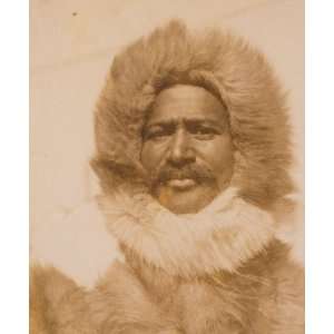 c1910. Matthew Alexander Henson, head and shoulders portrait, facing 