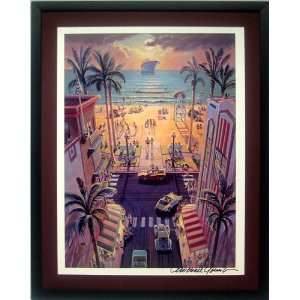  The Beach By Michael Young Signed & Framed Everything 