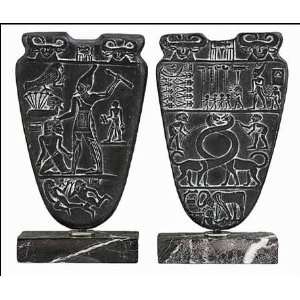  Victory Palette of King Narmer Statue on Marble base 