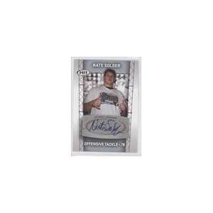   2011 SAGE HIT Autographs Silver #78   Nate Solder Sports Collectibles