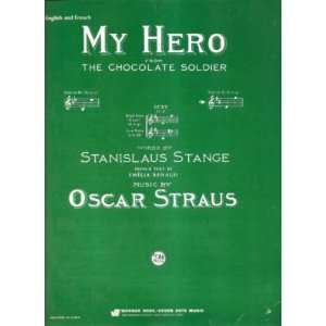  Sheet Music My Hero Oscar Straus 195 