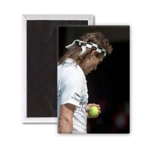  Pat Cash   3x2 inch Fridge Magnet   large magnetic button 