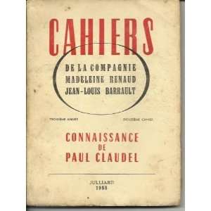  Connaissance de Paul Claudel Collectif Books