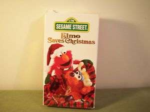 Sesame Street ELMO SAVES CHRISTMAS Childrens VHS TAPE 074644994032 