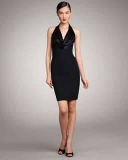 Carmen Marc Valvo Silk Dress