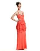    LM Collection Chiffon Tiered Ruffle Gown customer 