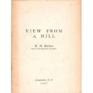  View From A Hill R. H. Barlow Books