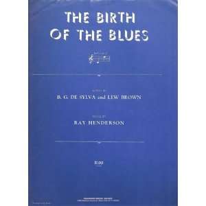   Sheet Music The Birth of the Blues Ray Henderson 17 