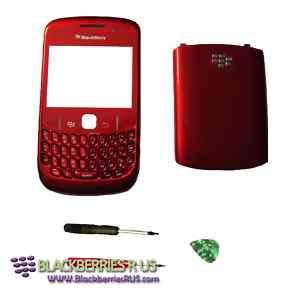 BLACKBERRY CURVE 8520 8530 Housing Case FacePlate RED  