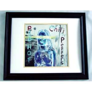  RED HOT CHILI PEPPERS Autographed Signed LP Custom Framed 