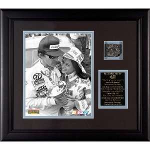 Richard Petty Framed Richmond Photo w/Track