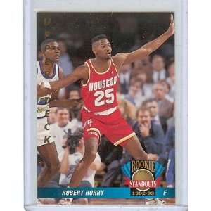 ROBERT HORRY 1992 93 UPPER DECK #RS6, ROOKIE STANDOUTS, HOUSTON 