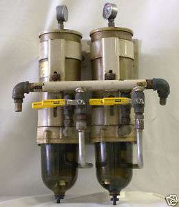 Double Racor Marine Diesel Fuel Filter/Separator  