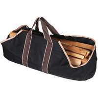 Fire Wood Log Canvas Carrying Bag / Holder (36 x 18)  