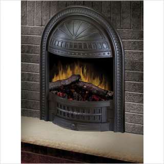 Dimplex 23 Deluxe Electric Fireplace Insert w Cast Hooded Trim ETP 23 