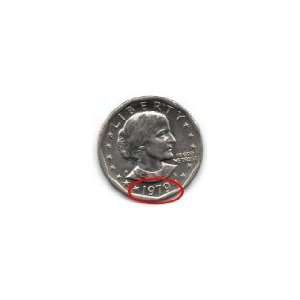  Susan B Anthony 1979 D Wide RIM Coin 