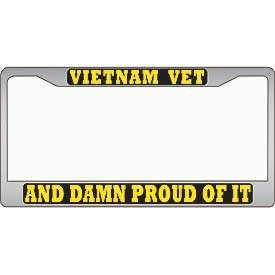 Vietnam Vet Proud VETERAN AUTO TAG LICENSE PLATE FRAME  