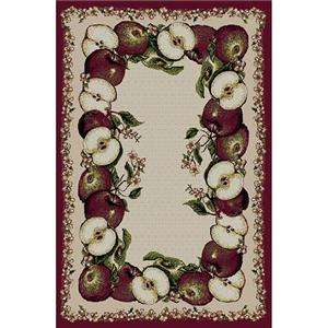 NeW KITCHEN COUNTRY APPLE Area Rug 53x 76 Carpet  