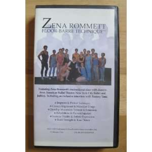  Zena Rommett Floor Barre Technique VHS 
