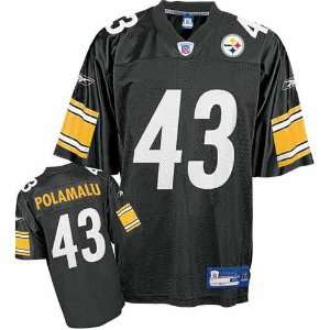 Troy Polamalu Repli thentic NFL Stitched on Name and Number 
