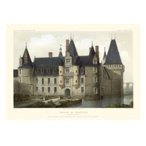  French Chateaux II Giclee Poster Print by Victor Petit 