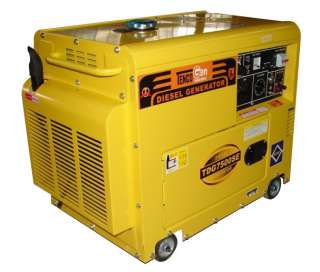 PORTABLE 6500 W 6.5 KW SILENT DIESEL GENERATOR WITH ATS BRAND NEW 