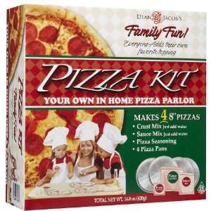 Dean Jacobs Pizza Kit w/ 4 Disposable Pans, 14.8 oz  
