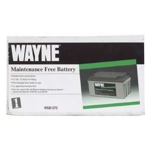  Wayne Wsb1275 Wayne Water Battery
