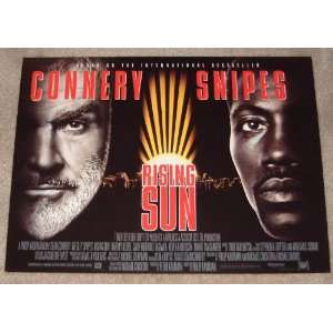  Rising Sun   Sean Connery, Wesley Snipes   Movie Poster 
