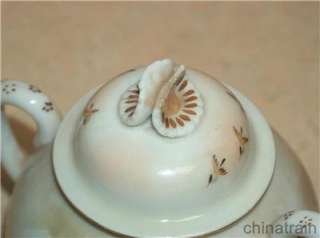 Vintage Japanese 11 Piece Tea Pot Set Hand Painted Stork Ducks Song 