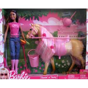    Barbie & Tawny Doll & Horse Playset AA (2009) Toys & Games