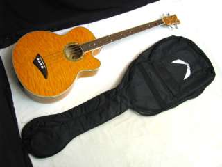   ACOUSTIC BASS guitar Natural w GIG BAG   REDUCED   CLEARANCE SALE